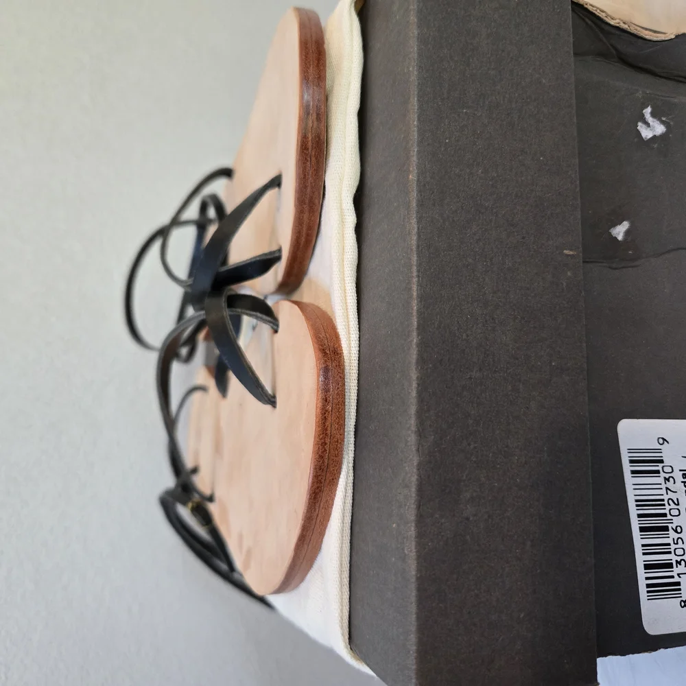 Nisolo  Cora Black Minimalist Sandals - Picture 2 of 6